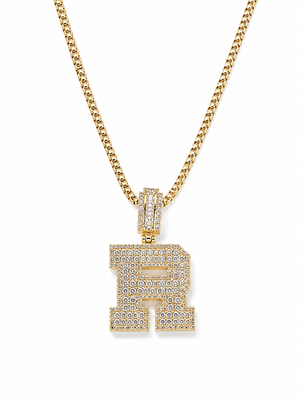 Ice Initial Necklace