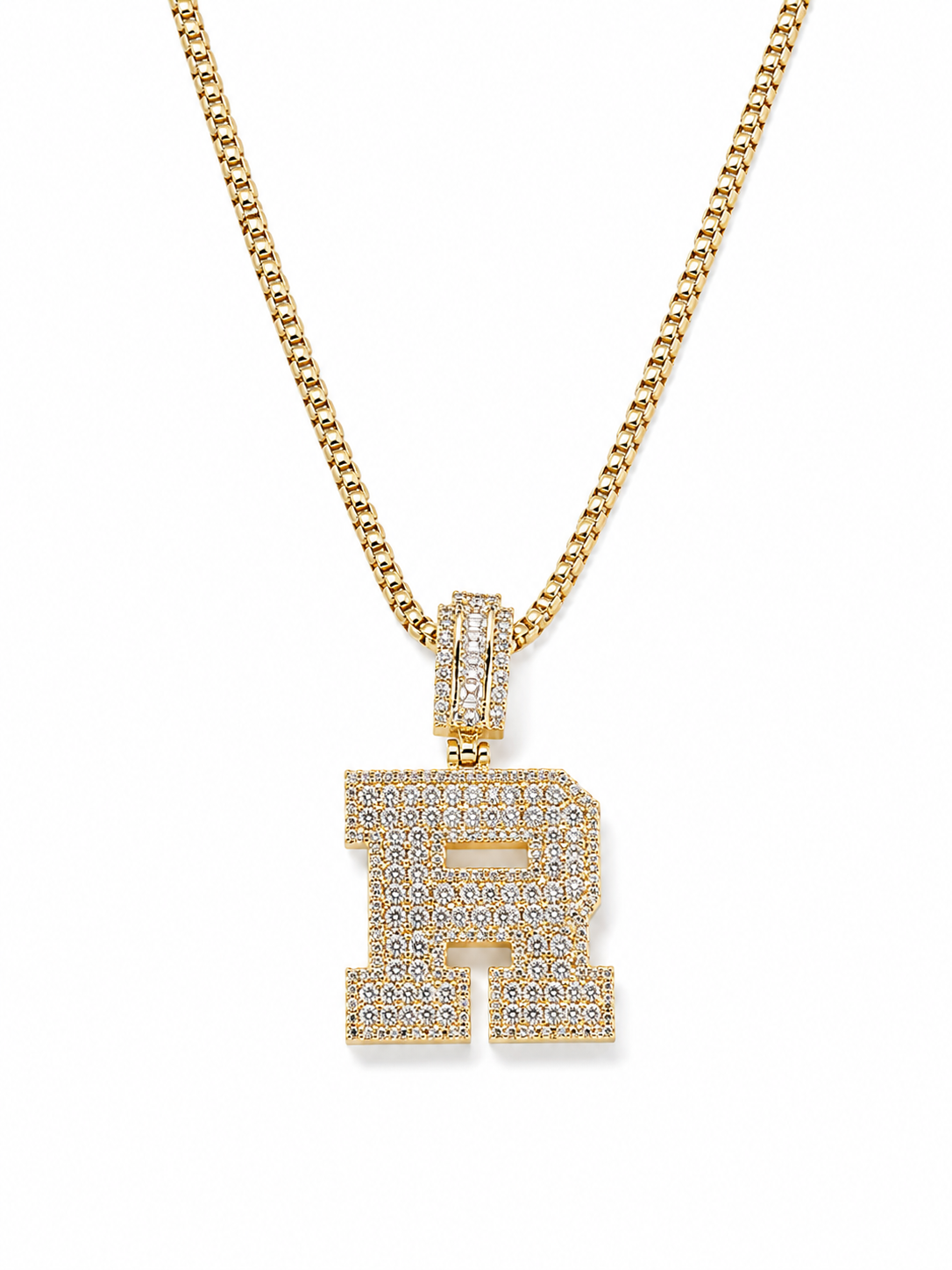 Ice Initial Necklace